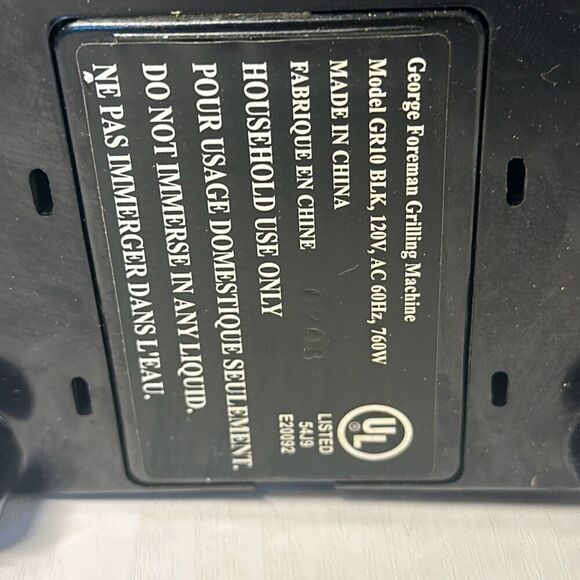 Vintage 2000 George Foreman Grill  GR10 lean mean fat reducing machine - Picture 5 of 10